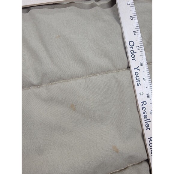 Vintage J C Penney Vest Mens M Brown  Full Zip Pockets Outdoor Puffer 80s - Picture 9 of 13